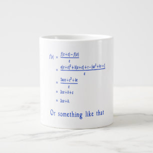Taza De Café Gigante Matemáticas