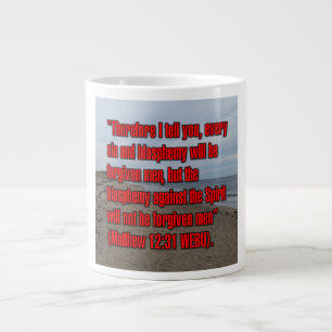 Taza De Café Gigante Mateo 12:31 WEBU Mug