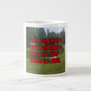 Taza De Café Gigante Mateo 5:14 WEBU Mug