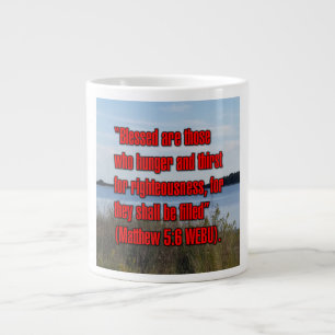 Taza De Café Gigante Mateo 5:6 WEBU Mug
