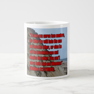Taza De Café Gigante Mateo 6:24 WEBU Mug