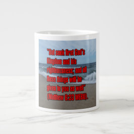 Taza De Café Gigante Mateo 6:33 WEBU Mug