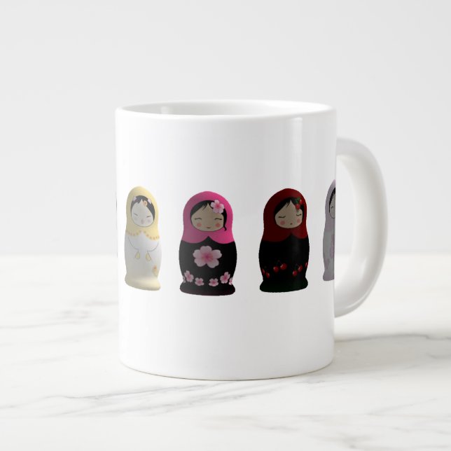 Taza De Café Gigante Matryoshka Nesting Dolls (Derecha)