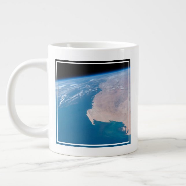 Taza De Café Gigante Mauritania Y Sahara Occidental Frente A Las Costas (Izquierda)
