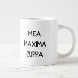Taza De Café Gigante Máximos latinos chistosos Cuppa del Mea del