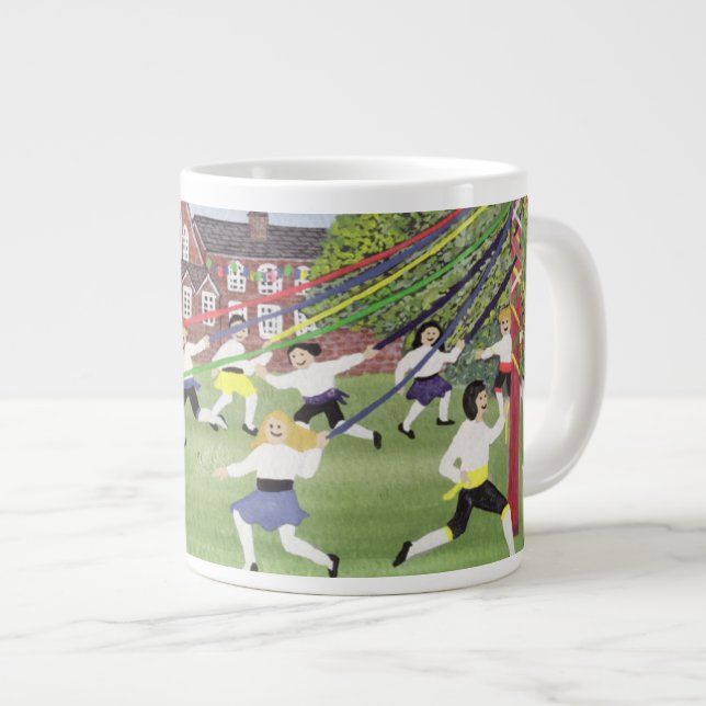 Taza De Café Gigante Maypole que baila 1991 (Derecha)
