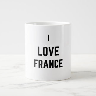 TAZA DE CAFÉ GIGANTE ME ENCANTA FRANCIA