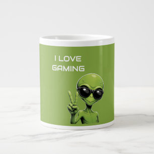 Taza De Café Gigante Me encanta jugar videojuegos