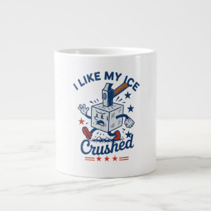 Taza De Café Gigante Me Gusta Mi Hielo Triturado