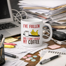 Me he caído y no puedo alcanzar mi café