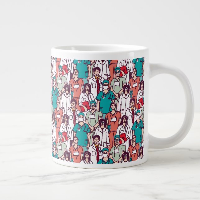 Taza De Café Gigante Médica y patrón cirujano (Derecha)