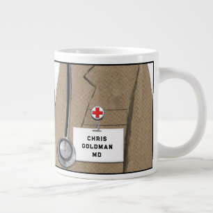 Taza De Café Gigante Médico Personalizado