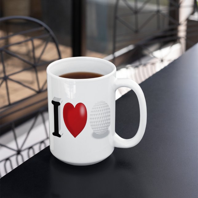 Taza De Café Gigante Medio texto del ventilador del golf (Subido por el creador)