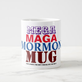 Taza De Café Gigante Mega Maga Mormon Mug