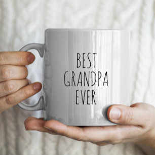 Taza De Café Gigante "Mejor Abuelo de la Historia" Sencilla granja mode