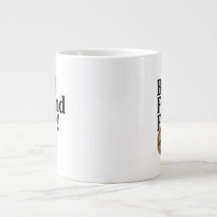Taza De Café Gigante Mejor Amigo de la Historia - Diseño de texto aprob