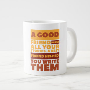 Taza De Café Gigante Mejor Amigo Jumbo Mug