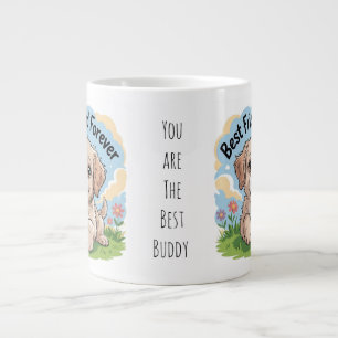 Taza De Café Gigante Mejor Amigo Siempre Cuerdo