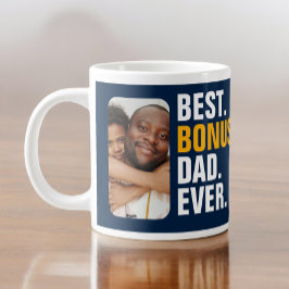 Taza De Café Gigante Mejor Bono Personalizado Papá Nunca Padre