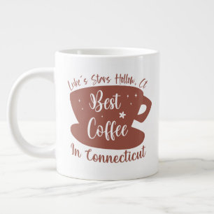 Taza De Café Gigante Mejor café en Connecticut Luke's Star Halloween