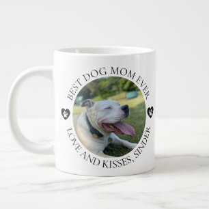 Taza De Café Gigante Mejor Día de la Madre de los Perros