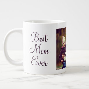 Taza De Café Gigante Mejor Día de la Madre Fotográfica