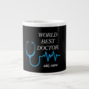 Taza De Café Gigante Mejor Doctor del Mundo Aprecio al Mejor Médico del