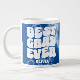 Taza De Café Gigante Mejor Grado personalizado de tinte azul