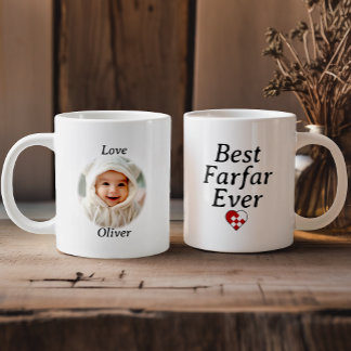 Taza De Café Gigante Mejor Hasta Siempre - Foto Personalizada Yule Hear