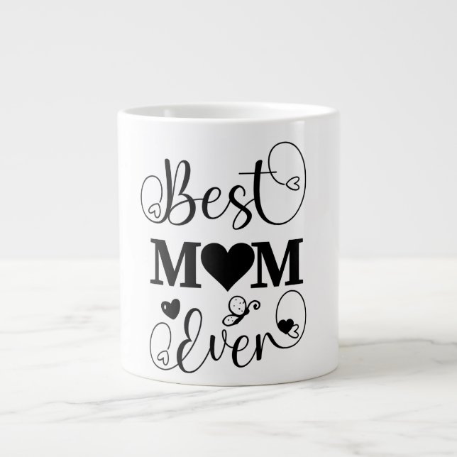 Taza De Café Gigante Mejor madre (Frente)