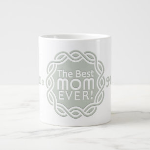 Taza De Café Gigante MEJOR mugre personalizado monograma