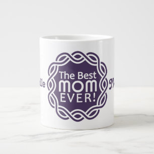 Taza De Café Gigante MEJOR mugre personalizado monograma