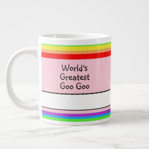 Taza De Café Gigante Mejor papá, mamá, abuela, abuelo