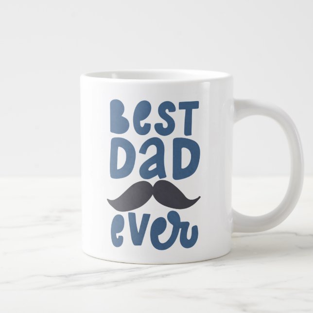 Taza De Café Gigante Mejor Papá Nunca (Derecha)