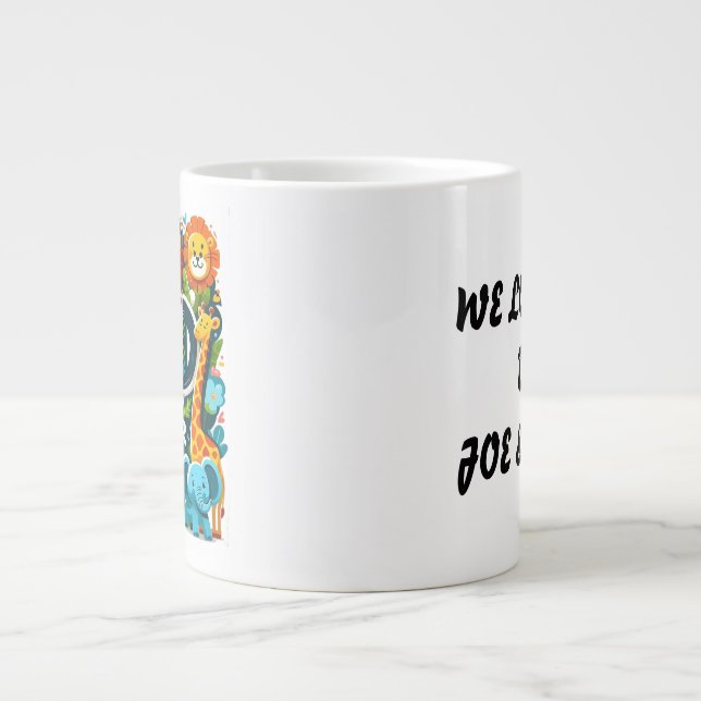 Taza De Café Gigante Mejor Papá Nunca Mug (Frente)