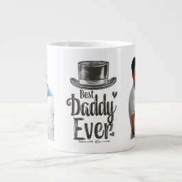Taza De Café Gigante Mejor papi - Regalo Personalizado de los niños