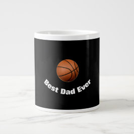 Taza De Café Gigante Mejor Personalizado de Baloncesto de Papá