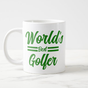 Taza De Café Gigante Mejor tazón de papá golfista del mundo - Copa de c