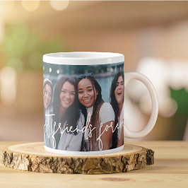Taza De Café Gigante Mejores Amigos Por Siempre Guion Moderno Foto Recu
