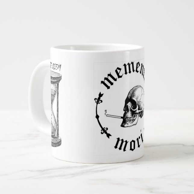 Taza De Café Gigante Memento Mori (Izquierda)
