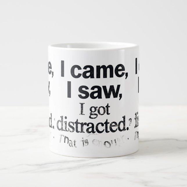 Taza De Café Gigante Mental Health Affirmation Self-Care Mug (Frente)