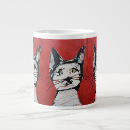 Taza De Café Gigante Meow