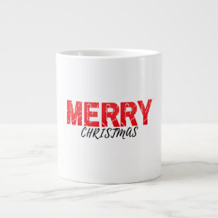 Taza De Café Gigante Merry Christmas Coffee Mug
