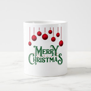 Taza De Café Gigante Merry Christmas Specialty Café Mug