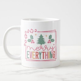 Taza De Café Gigante Merry Everything