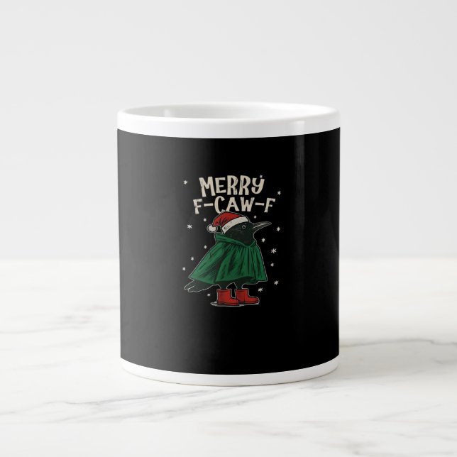 Taza De Café Gigante Merry F-Caw-F (Frente)
