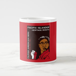 Taza De Café Gigante Mes de la herencia de las Islas del Pacífico Phili