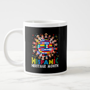 Taza De Café Gigante Mes de la Herencia Hispana