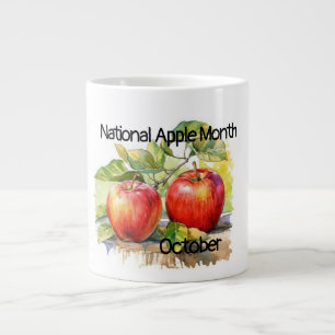 Taza De Café Gigante Mes nacional de Apple de octubre