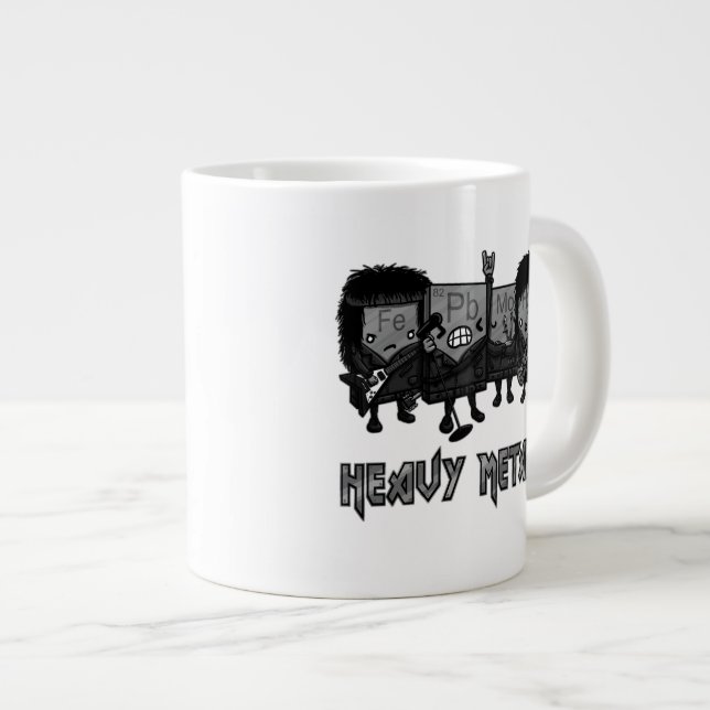 Taza De Café Gigante Metales pesados (Derecha)